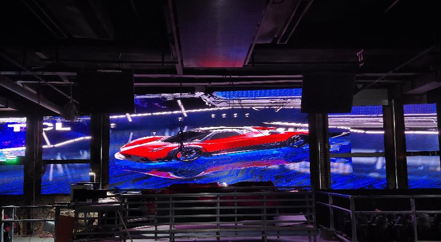 陇南某酒吧 P4 LED 显示屏节造系统项目