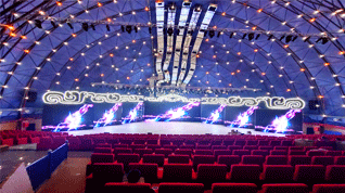 四川德格县海螺演艺中心一主六副 LED 显示屏节造系统项目