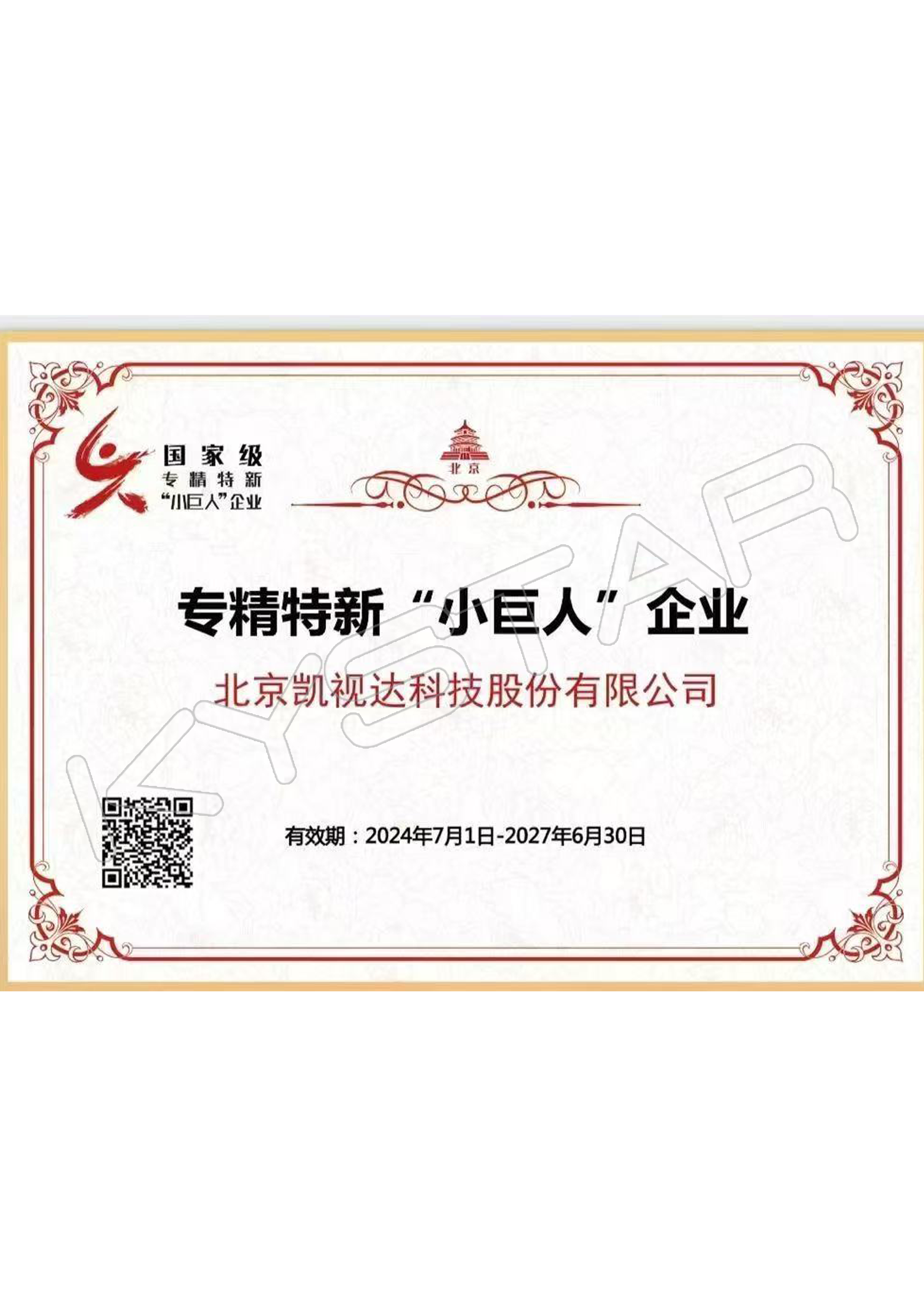 国度级专精特新“幼巨人”企业