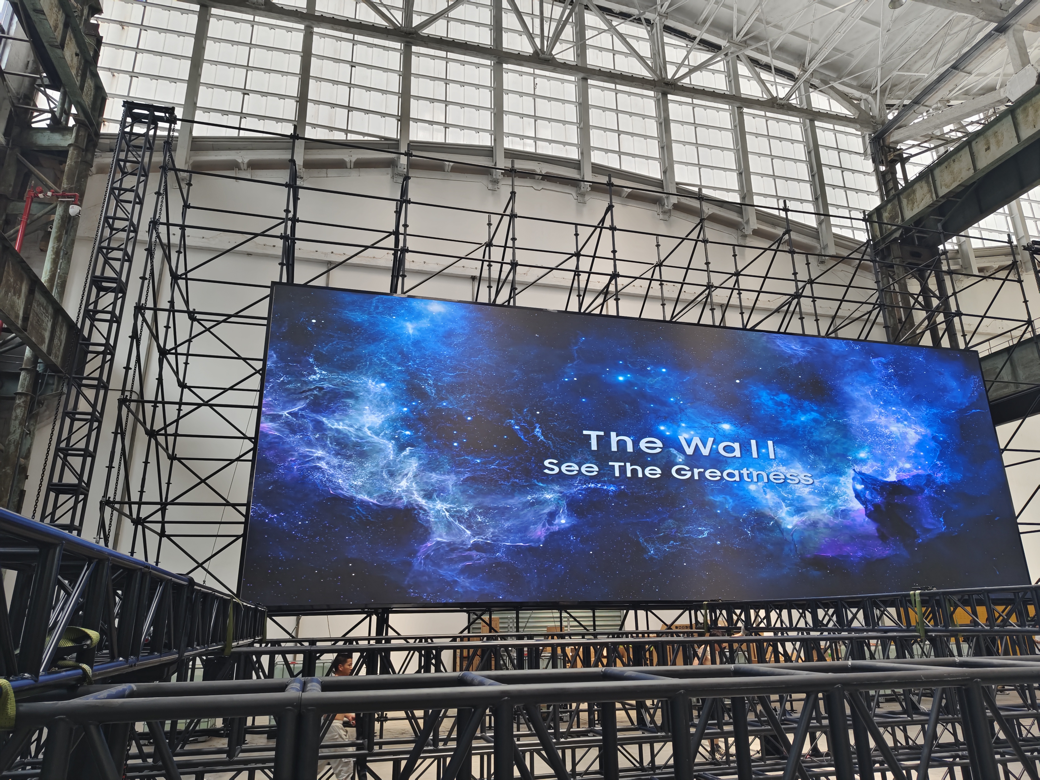 常德老船厂 1900 长江序营销中心户表 P2.5 LED 显示屏节造系统项目