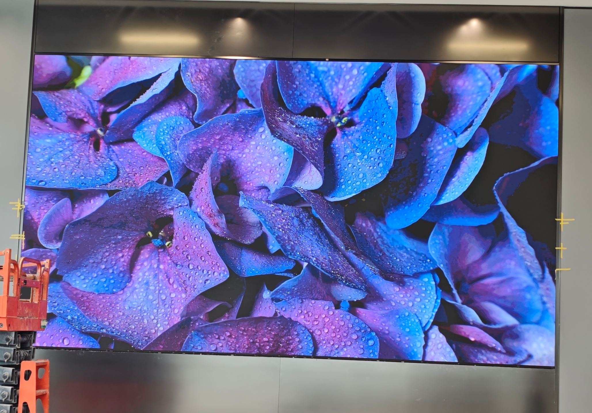 信阳某公司 P1.86 LED 显示系统项目