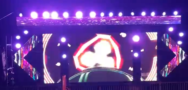 株洲银泰舞台一主多副 LED 屏太阳集团tyc86贸易舞台视觉解决规划